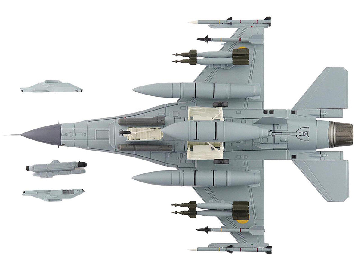 Lockheed F-16AM Fighting Falcon Fighter Aircraft "UA24-3596 Pylon Integrated Dispenser System Plus" (2024) Ukrainian Air Force "Air Power Series" 1/72 Diecast Model by Hobby Master LuxuryLifeWay Online Store