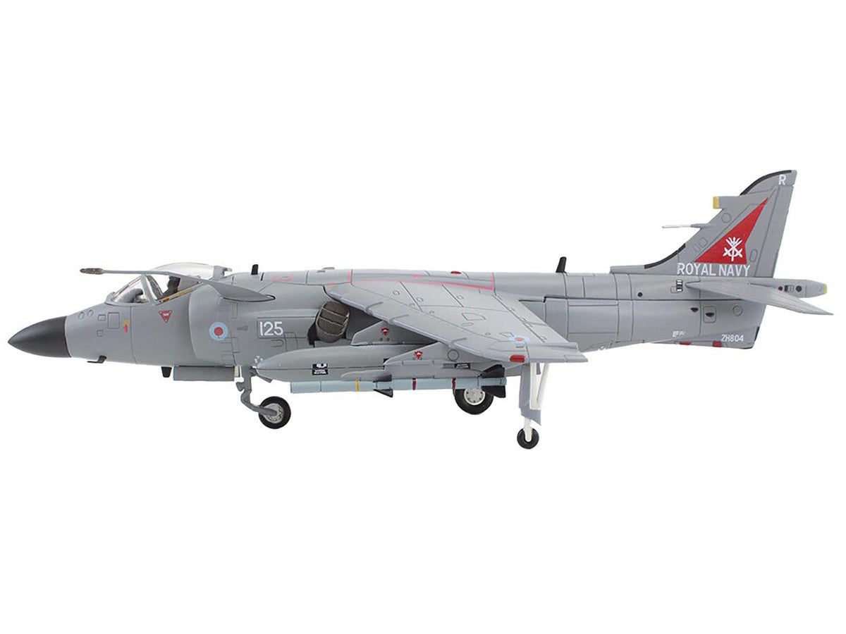 British Aerospace Sea Harrier FA.2 Aircraft with Sea Eagle Missiles "ZH804 Fairford" (2002) British Royal Navy "Air Power Series" 1/72 Diecast Model by Hobby Master LuxuryLifeWay Online Store