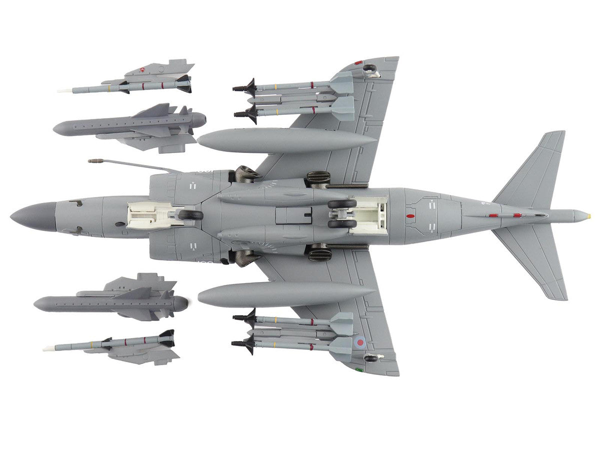 British Aerospace Sea Harrier FA.2 Aircraft with Sea Eagle Missiles "ZH796" (2018) British Royal Navy "Air Power Series" 1/72 Diecast Model by Hobby Master LuxuryLifeWay Online Store