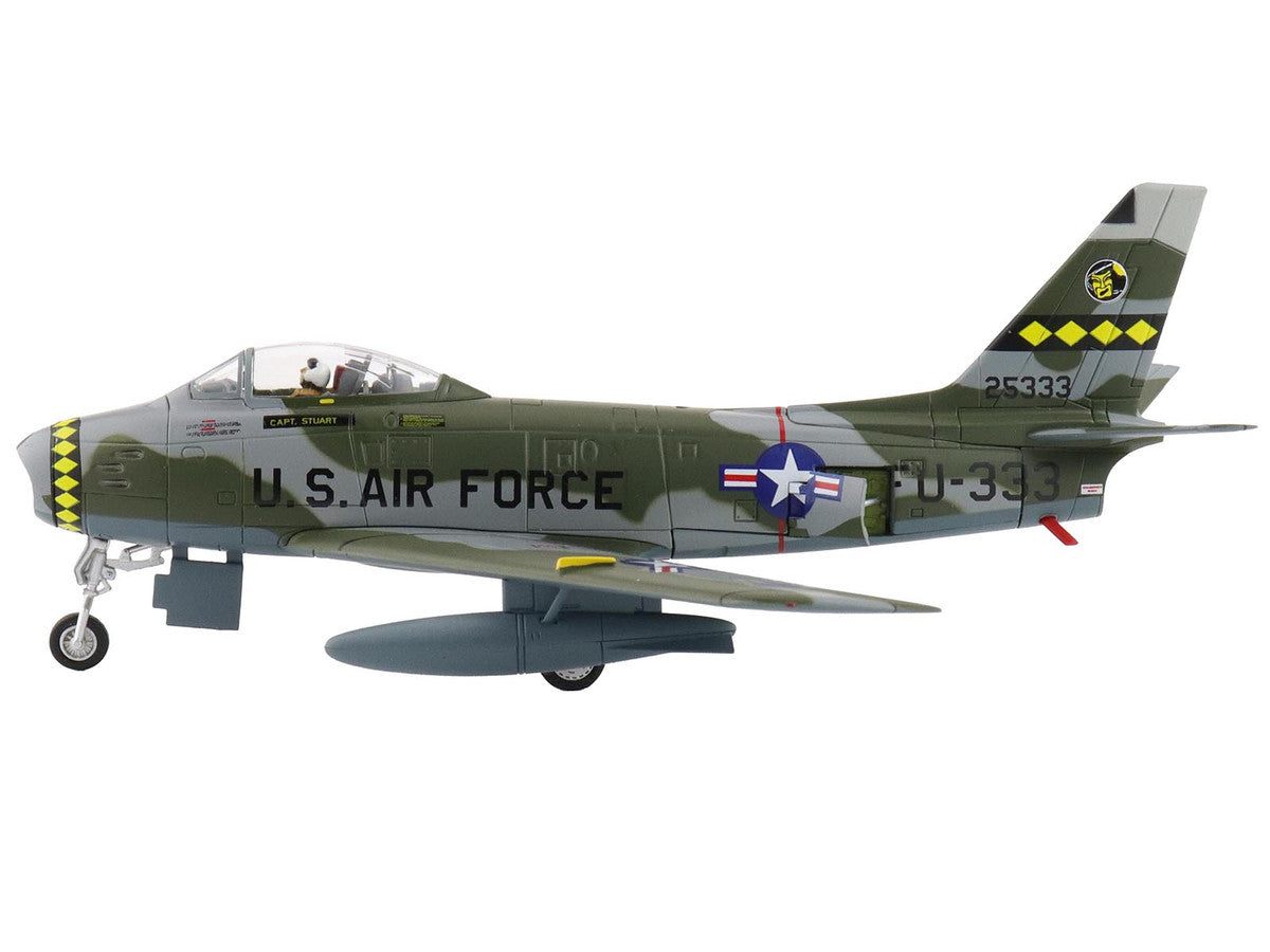 North American F-86F Sabre Fighter Aircraft "25333 461st Fighter Day Squadron West Germany" (1955) United States Air Forces in Europe "Air Power Series" 1/72 Diecast Model by Hobby Master LuxuryLifeWay Online Store