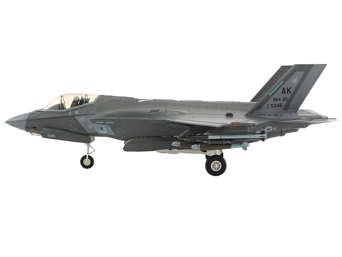 Lockheed Martin F-35A Lightning II Aircraft "5345 354th Operations Group Eielson Air Force Base Alaska" (2020s) United States Air Force "Air Power Series" 1/72 Diecast Model by Hobby Master LuxuryLifeWay Online Store