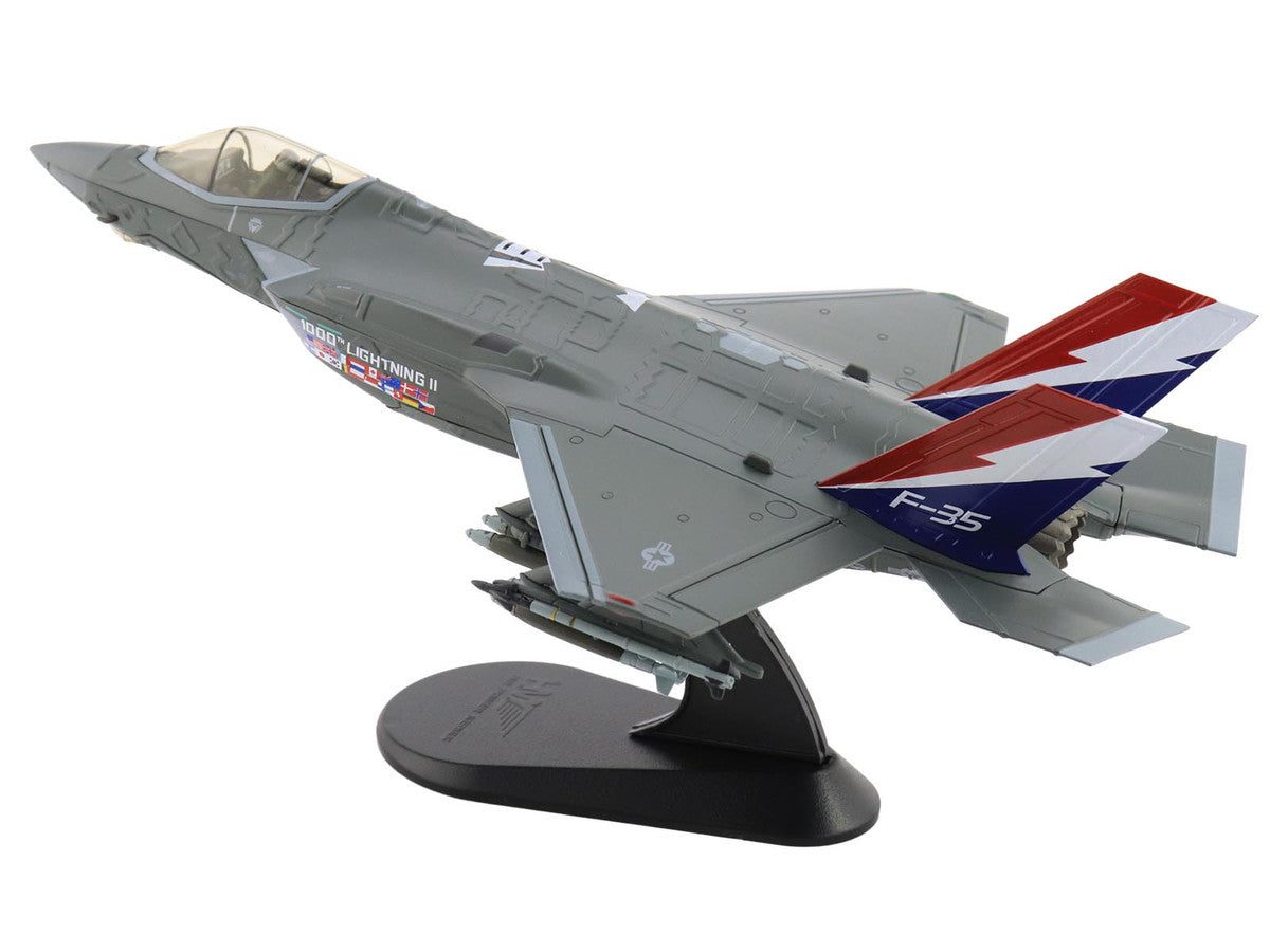 Lockheed Martin F-35A Lightning II Aircraft "22-5696 1000th Lightning II 176th FS Wisconsin ANG" (2004) United States Air Force "Air Power Series" 1/72 Diecast Model by Hobby Master LuxuryLifeWay Online Store