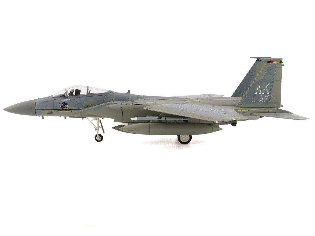 McDonnell Douglas F-15C Eagle Fighter Aircraft "85-0111 11th Air Force Elmendorf Air Force Base Alaska" United States Air Force "Air Power Series" 1/72 Diecast Model by Hobby Master LuxuryLifeWay Online Store