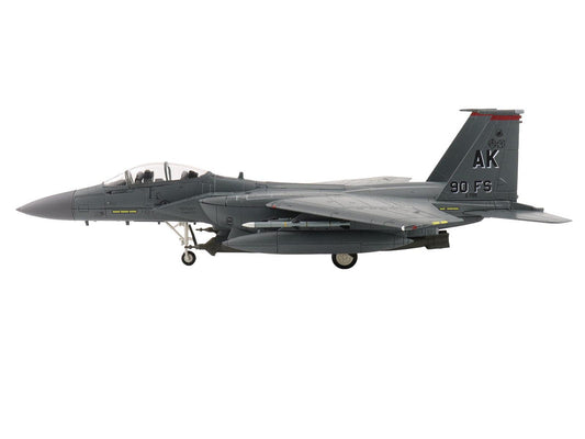 McDonnell Douglas F-15E Strike Eagle Fighter Aircraft "88-0705 90th Fighter Squadron Commanding Officer's Jet" (2005) United States Air Force "Air Power Series" 1/72 Diecast Model by Hobby Master LuxuryLifeWay Online Store