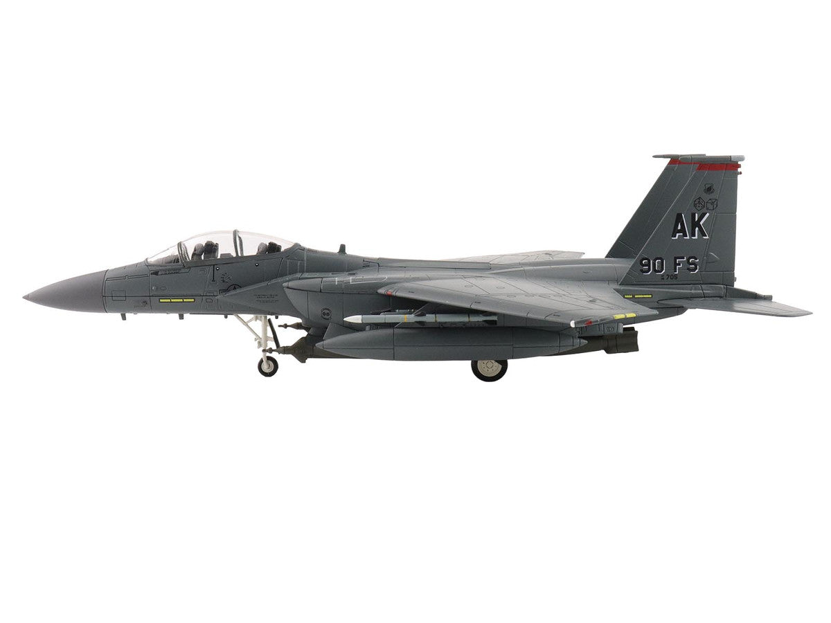 McDonnell Douglas F-15E Strike Eagle Fighter Aircraft "88-0705 90th Fighter Squadron Commanding Officer's Jet" (2005) United States Air Force "Air Power Series" 1/72 Diecast Model by Hobby Master LuxuryLifeWay Online Store