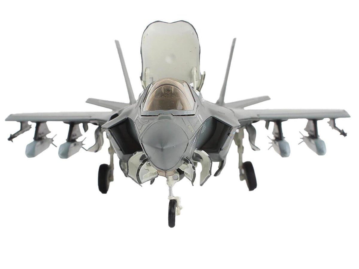Lockheed Martin F-35B Lightning II Aircraft (Beast Mode) "Black Death VMFA-542 MCAS Cherry Point" (2023) United States Marine Corps "Air Power Series" 1/72 Diecast Model by Hobby Master LuxuryLifeWay Online Store