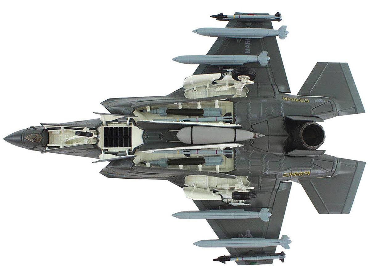 Lockheed Martin F-35B Lightning II Aircraft (Beast Mode) "Black Death VMFA-542 MCAS Cherry Point" (2023) United States Marine Corps "Air Power Series" 1/72 Diecast Model by Hobby Master LuxuryLifeWay Online Store