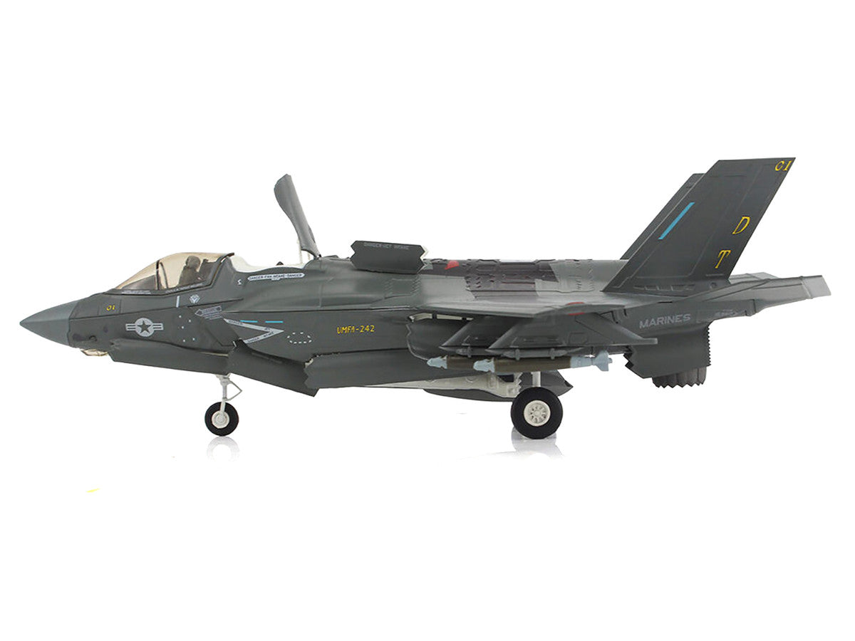 Lockheed F-35B Lightning II Aircraft (Beast Mode) "169623 VMFA-242 Bats Iwakuni Japan" (2024) United States Marine Corps "Air Power Series" 1/72 Diecast Model by Hobby Master LuxuryLifeWay Online Store
