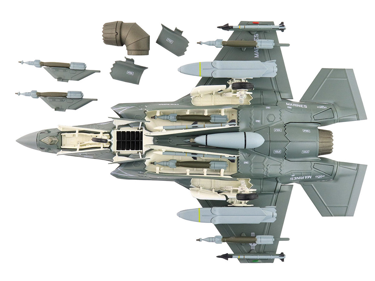 Lockheed Martin F-35B Lightning II Aircraft (Beast Mode) "170533 VMFA-533 Hawks" (2025) United States Marine Corps "Air Power Series" 1/72 Diecast Model by Hobby Master LuxuryLifeWay Online Store