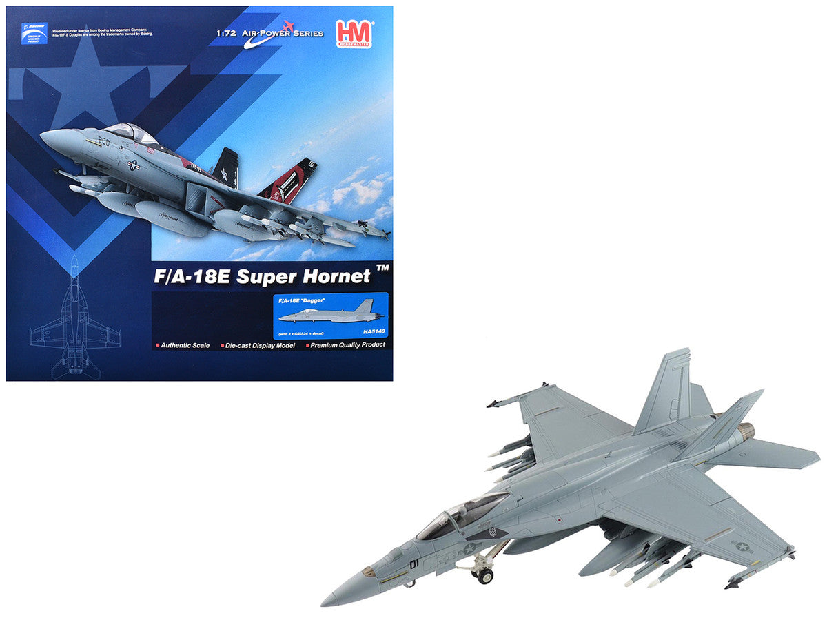 Boeing F/A-18E Super Hornet Fighter Aircraft "Dagger" United States Navy "Air Power Series" 1/72 Diecast Model by Hobby Master LuxuryLifeWay Online Store