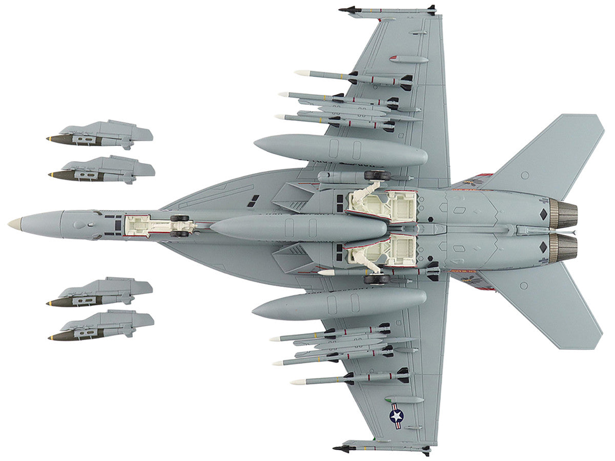 Boeing F/A-18E Super Hornet Fighter Aircraft "168910 Golden Warriors VFA-87 Operation Inherent Resolve" (2017) United States Navy "Air Power Series" 1/72 Diecast Model by Hobby Master LuxuryLifeWay Online Store