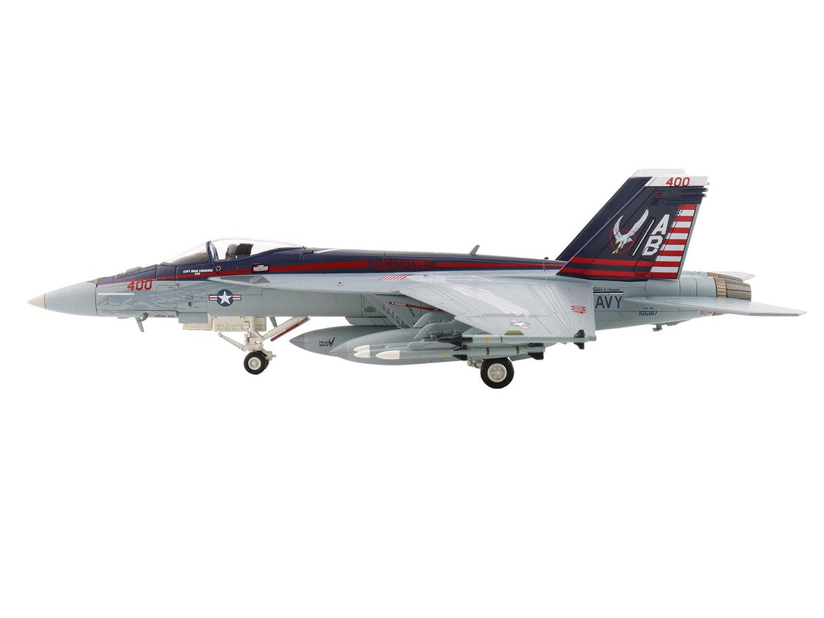 Boeing F/A-18E Super Hornet Fighter Aircraft "166817 VFA-136 Knighthawks USS Trumman" (2024) United States Navy "Air Power Series" 1/72 Diecast Model by Hobby Master LuxuryLifeWay Online Store