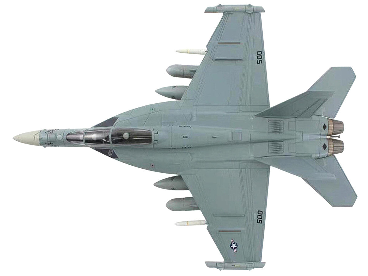 Boeing EA-18G Growler Aircraft "VAQ-142 Gray Wolves USS Gerald R. Ford" (2023) United States Navy "Air Power Series" 1/72 Diecast Model by Hobby Master LuxuryLifeWay Online Store