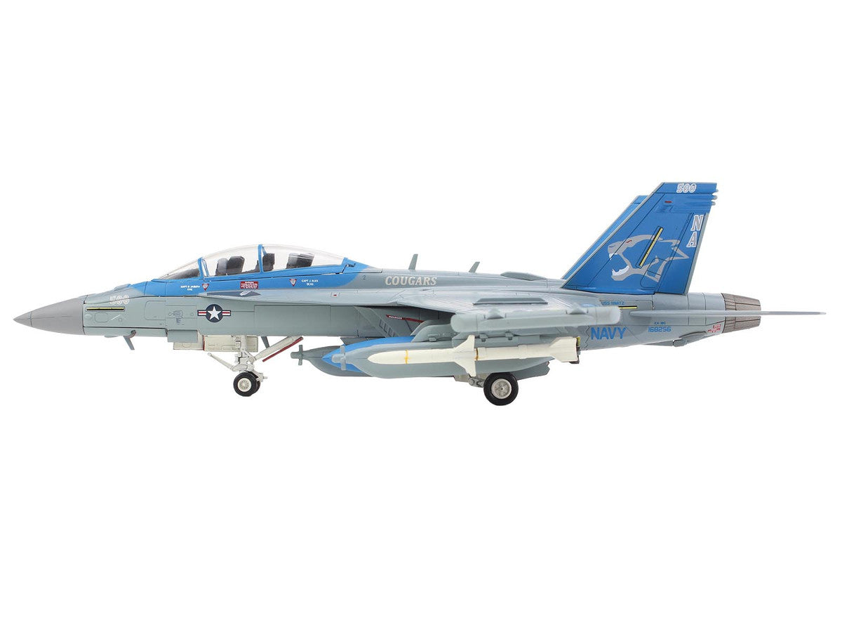 Boeing EA-18G Growler Aircraft "168256 VAQ-139 Cougars" (2025) United States Navy "Air Power Series" 1/72 Diecast Model by Hobby Master LuxuryLifeWay Online Store