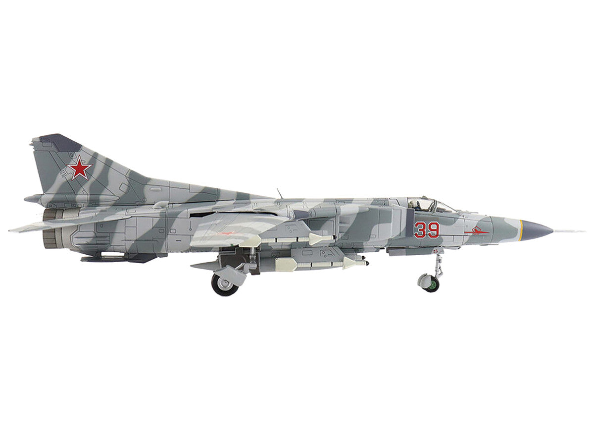 Mikoyan-Gurevich MiG-23MS Flogger-E Fighter Aircraft "4477th Test and Evaluation Squadron Red Eagles Nevada" (1981-88) United States Air Force "Air Power Series" 1/72 Diecast Model by Hobby Master LuxuryLifeWay Online Store