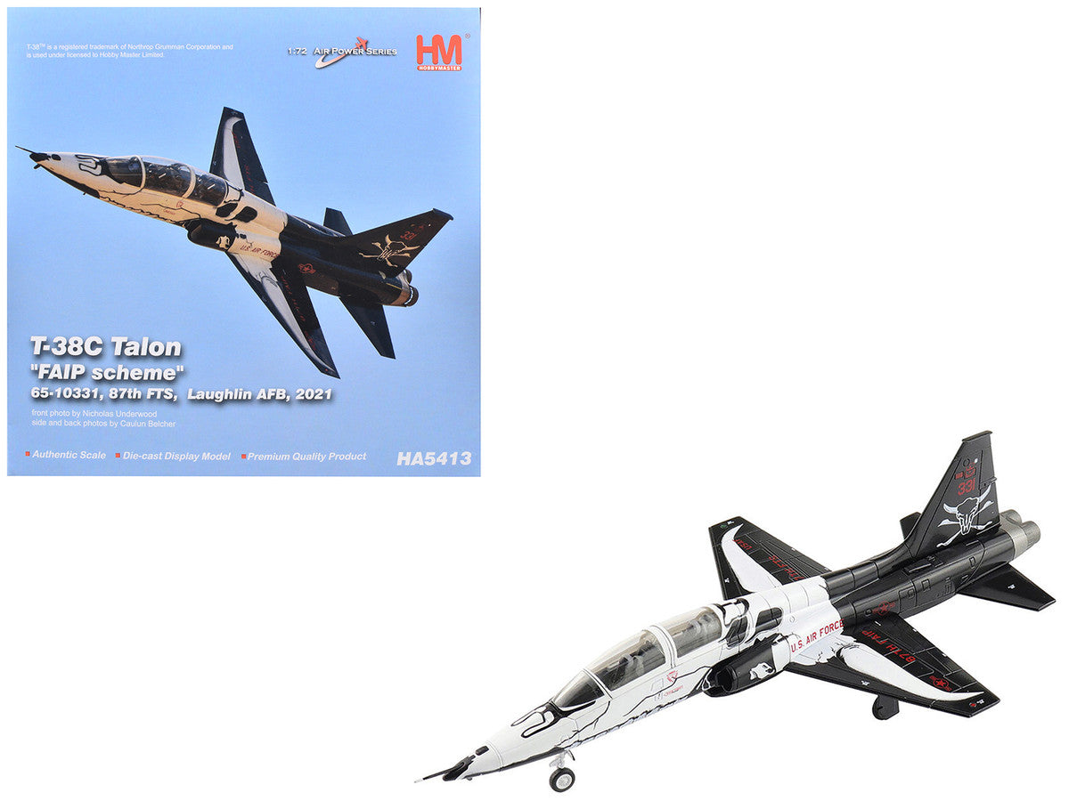 Northrop T-38C Talon Aircraft "65-10331 FAIP Scheme 87th FTS Laughlin AFB" (2021) United States Air Force "Air Power Series" 1/72 Diecast Model by Hobby Master LuxuryLifeWay Online Store