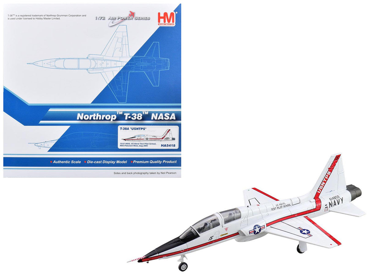 Northrop T-38A Talon Aircraft "61-0856 United States Naval Test Pilot School NAS Patuxent River NASA" (2005) United States Navy "Air Power Series" 1/72 Diecast Model by Hobby Master LuxuryLifeWay Online Store