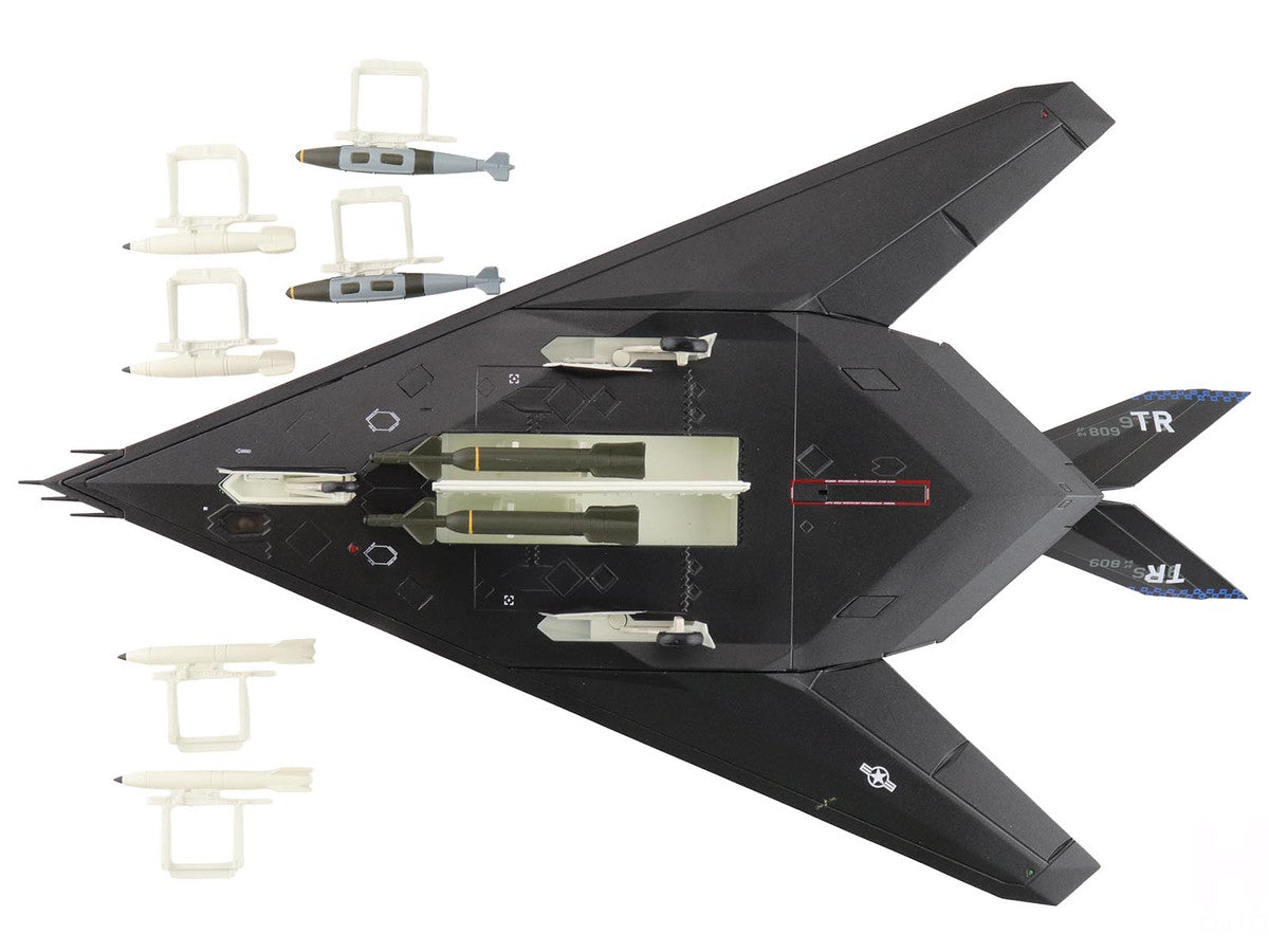 Lockheed F-117A Nighthawk Stealth Aircraft "84-0809" (2022) United States Air Force "Air Power Series" 1/72 Diecast Model by Hobby Master LuxuryLifeWay Online Store