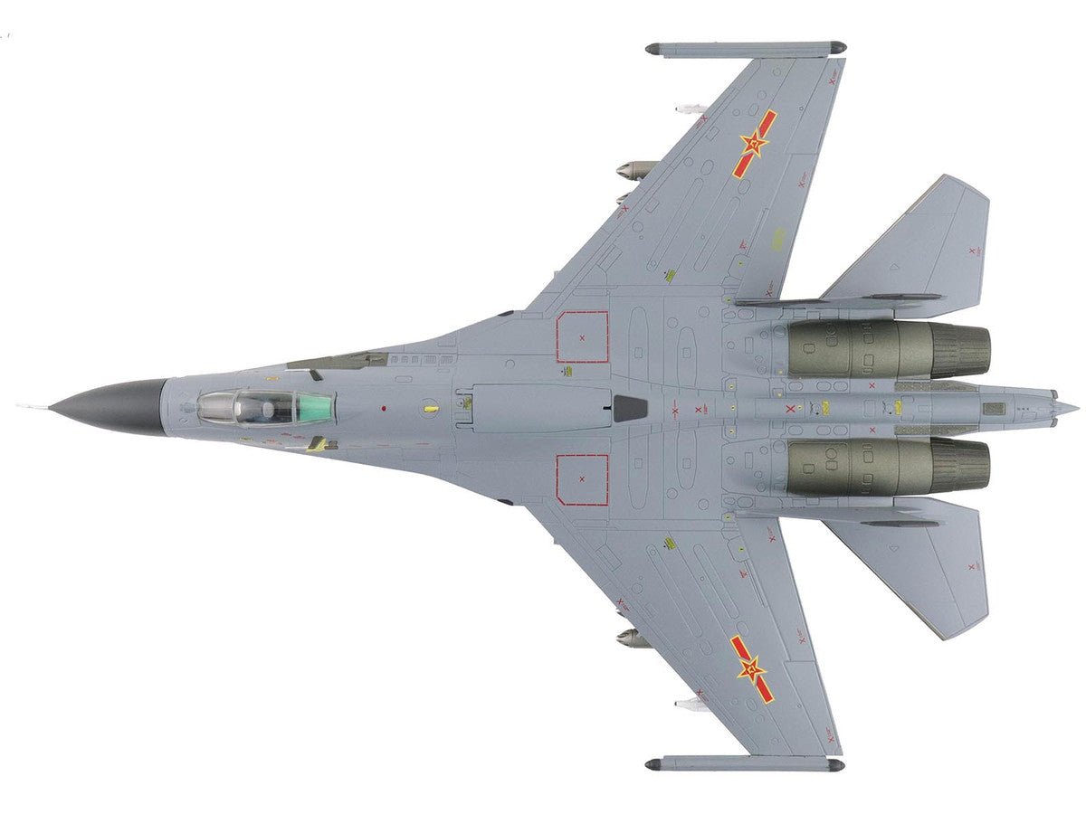 Shenyang J-11A Fighter Aircraft "40547 Golden Helmet" (2014) People's Liberation Army Air Force with 1/8 Scale Golden Helmet "Air Power Series" 1/72 Diecast Model by Hobby Master LuxuryLifeWay Online Store