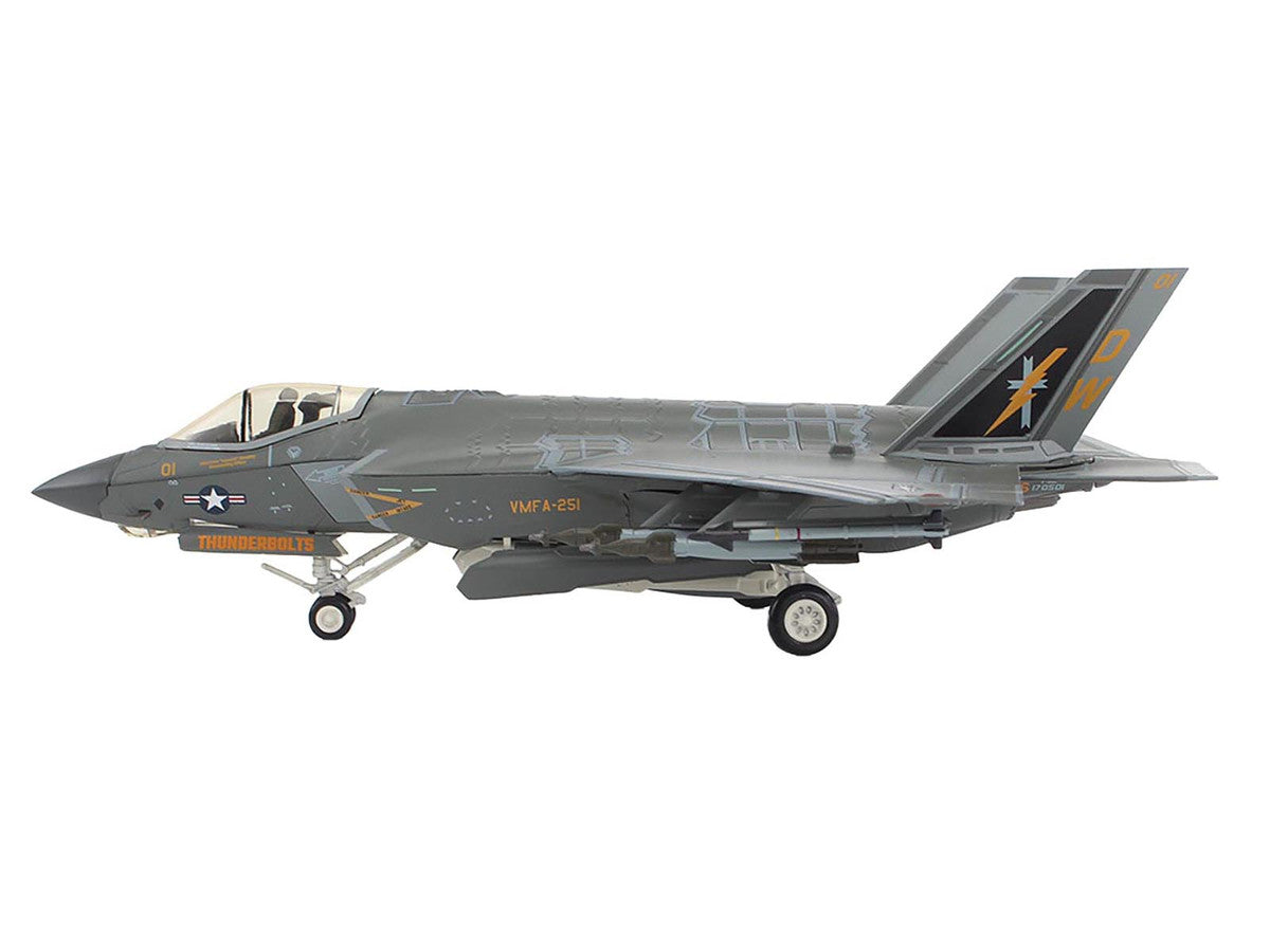 Lockheed F-35C Lightning II Aircraft "VMFA-251" (2024) United States Marine Corps "Air Power Series" 1/72 Diecast Model by Hobby Master LuxuryLifeWay Online Store