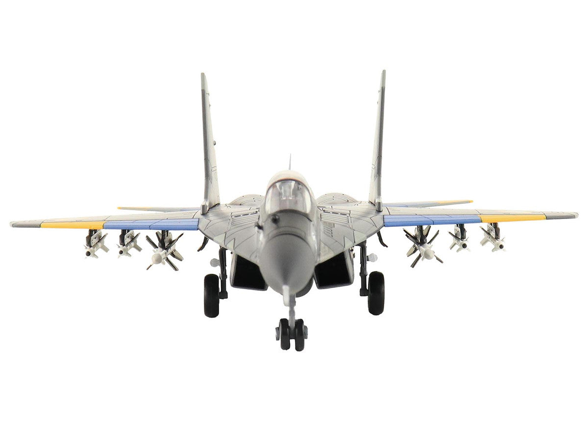Mikoyan MIG-29 Fulcrum Aircraft "Ghost of Kyiv 40th Tactical Aviation Brigade Vasylkiv Air Base" (2023) Ukrainian Air Force "Air Power Series" 1/72 Diecast Model by Hobby Master LuxuryLifeWay Online Store