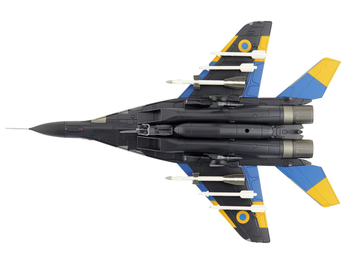 Mikoyan MIG-29 Fulcrum Aircraft "Ghost of Kyiv 40th Tactical Aviation Brigade Vasylkiv Air Base" (2023) Ukrainian Air Force "Air Power Series" 1/72 Diecast Model by Hobby Master LuxuryLifeWay Online Store