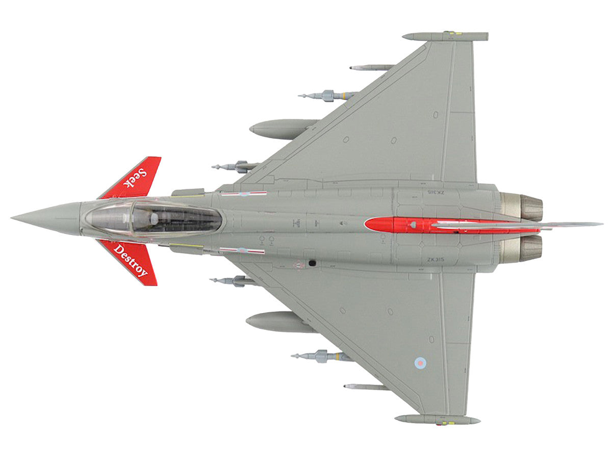 Eurofighter Typhoon Fighter Aircraft "ZK315 41 Squadron RAF Coningsby" (2015) Royal Air Force "Air Power Series" 1/72 Diecast Model by Hobby Master LuxuryLifeWay Online Store