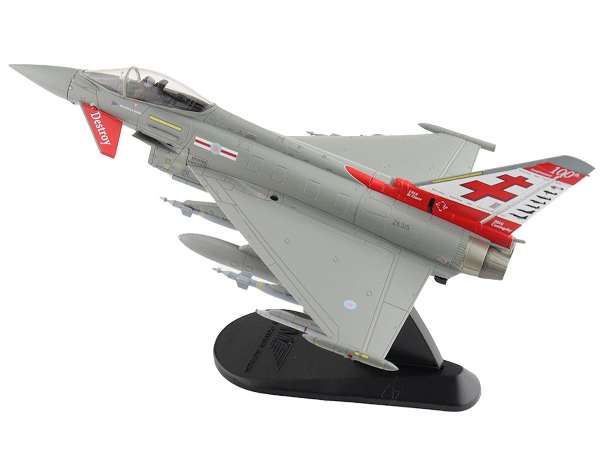 Eurofighter Typhoon Fighter Aircraft "ZK315 41 Squadron RAF Coningsby" (2015) Royal Air Force "Air Power Series" 1/72 Diecast Model by Hobby Master LuxuryLifeWay Online Store