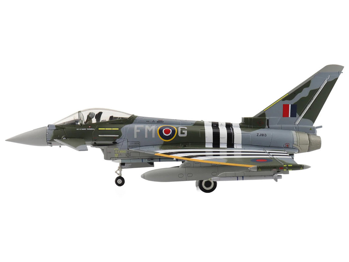Eurofighter Typhoon FGR4 Fighter Aircraft "ZJ913 FM-G" (2024) British Royal Air Force "Air Power Series" 1/72 Diecast Model by Hobby Master LuxuryLifeWay Online Store