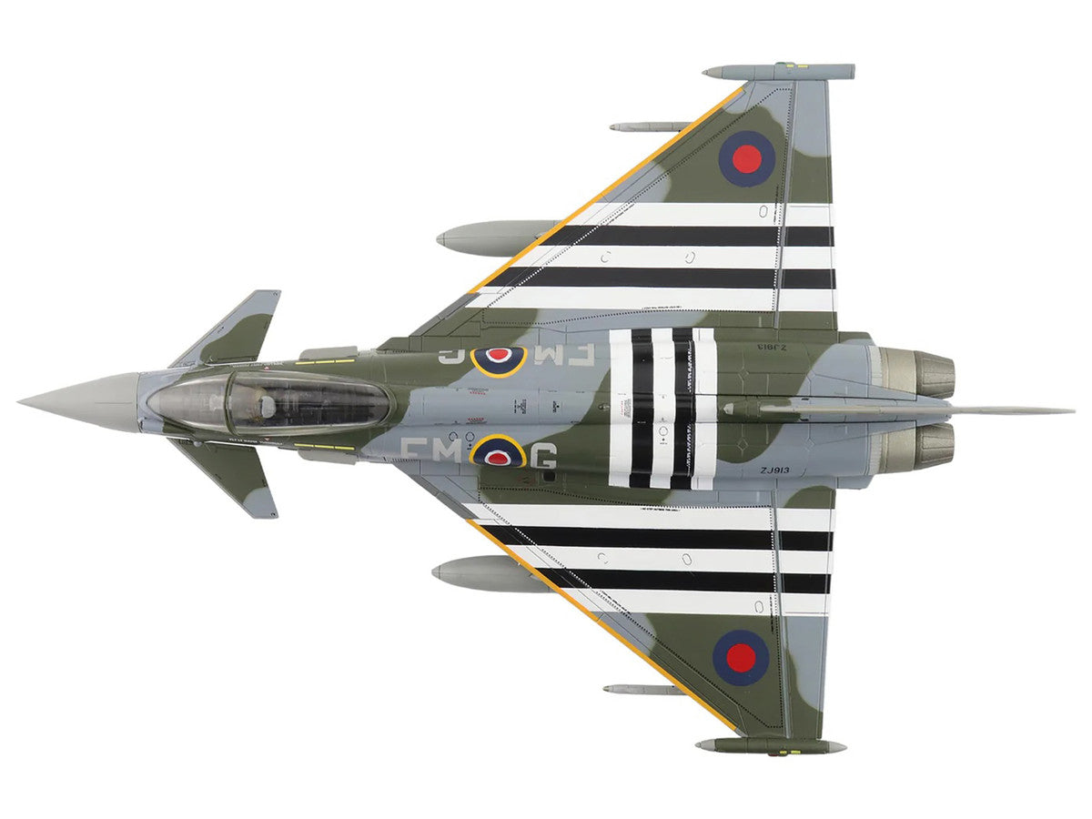 Eurofighter Typhoon FGR4 Fighter Aircraft "ZJ913 FM-G" (2024) British Royal Air Force "Air Power Series" 1/72 Diecast Model by Hobby Master LuxuryLifeWay Online Store