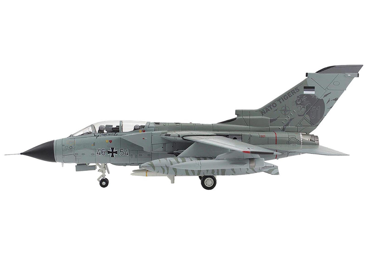 Panavia Tornado ECR Fighter-Bomber Aircraft "46+54 Tactical Air Wing 51 Schleswig-Jagel Air Base Germany" (2017) German Luftwaffe "Air Power Series" 1/72 Diecast Model by Hobby Master LuxuryLifeWay Online Store