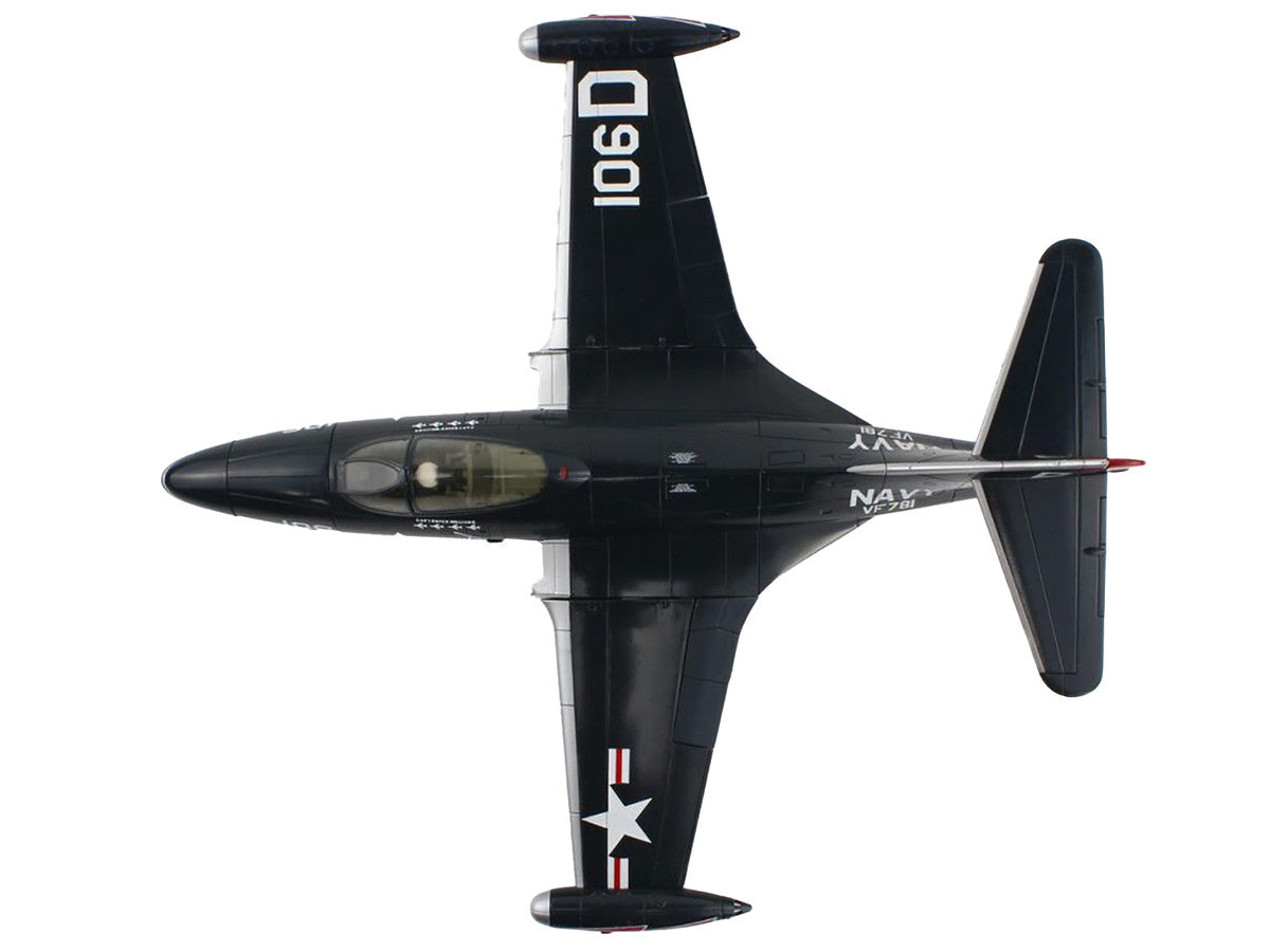 Grumman F9F-5 Panther Aircraft "VF-781 Royce Williams Action Speak Louder than Medals" United States Navy "Air Power Series" 1/48 Diecast Model by Hobby Master LuxuryLifeWay Online Store
