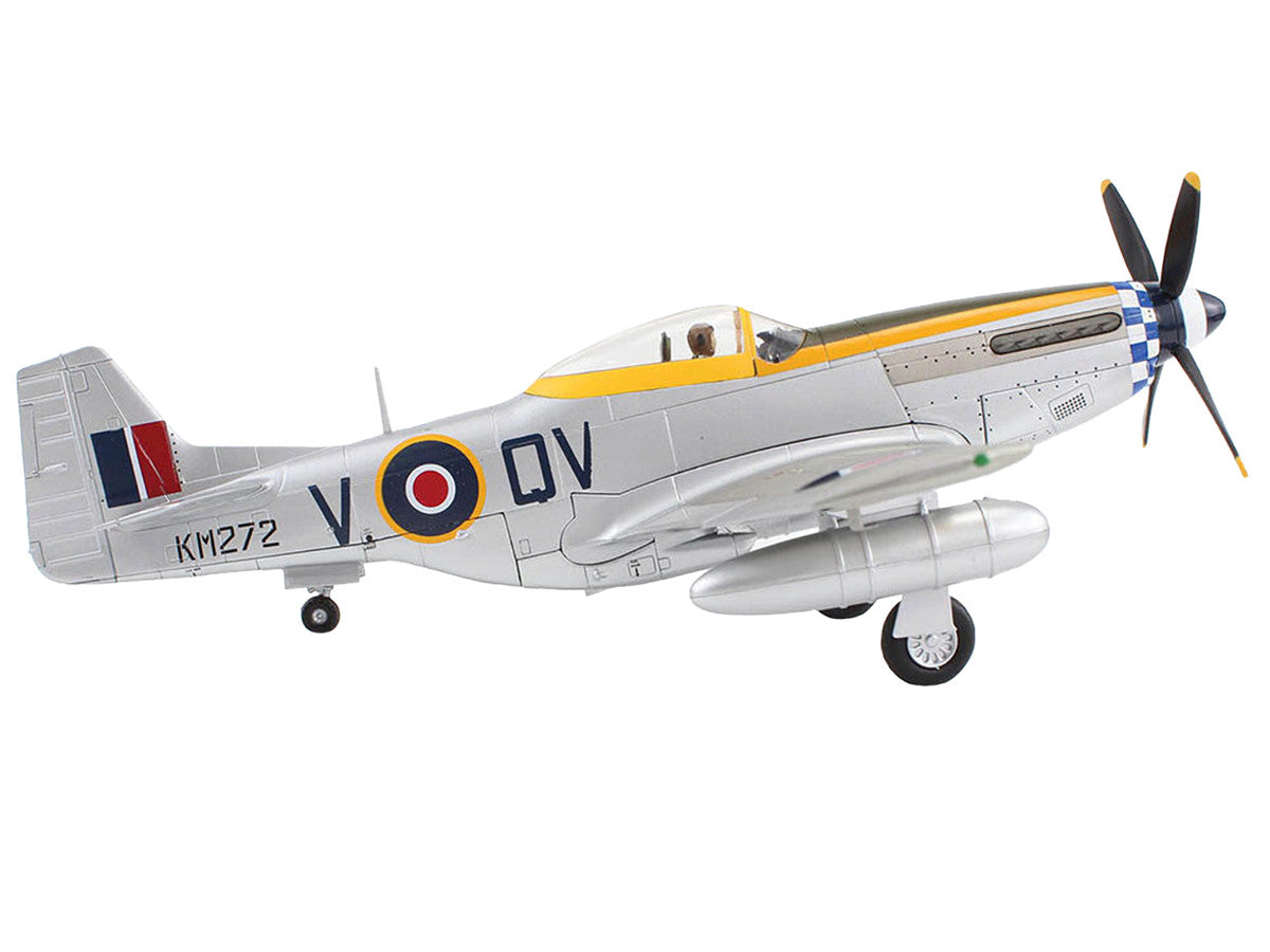 North American Mustang Mk.IV Fighter Aircraft "Flight Lieutenant Arthur S. 'Joe' Doley 19th Squadron" (1945) British Royal Air Force "Air Power Series" 1/48 Diecast Model by Hobby Master LuxuryLifeWay Online Store