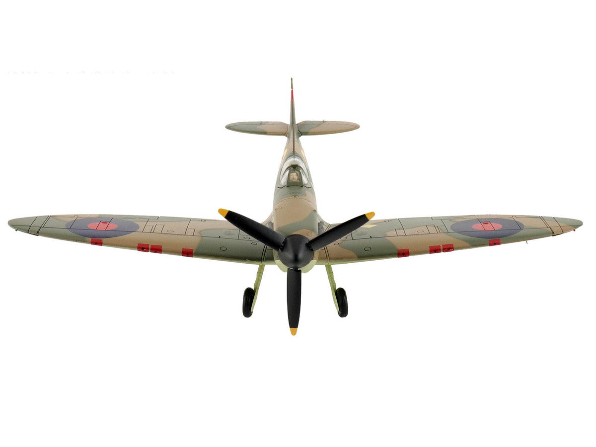 Supermarine Spitfire Mk.1a Fighter Aircraft "X4009 Flight Lieutenant P.C. Hughes" (1940) British Royal Air Force "Air Power Series" 1/48 Diecast Model by Hobby Master LuxuryLifeWay Online Store