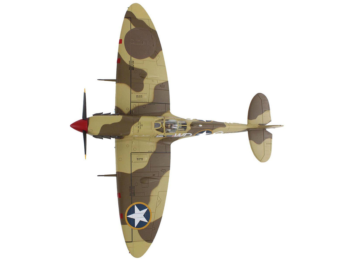 Supermarine Spitfire Mk.Vb Trop Fighter Aircraft "ER570 4th Fighter Squadron 52nd Fighter Group" (1943) Mediterranean Allied Coastal Air Force "Air Power Series" 1/48 Diecast Model by Hobby Master LuxuryLifeWay Online Store