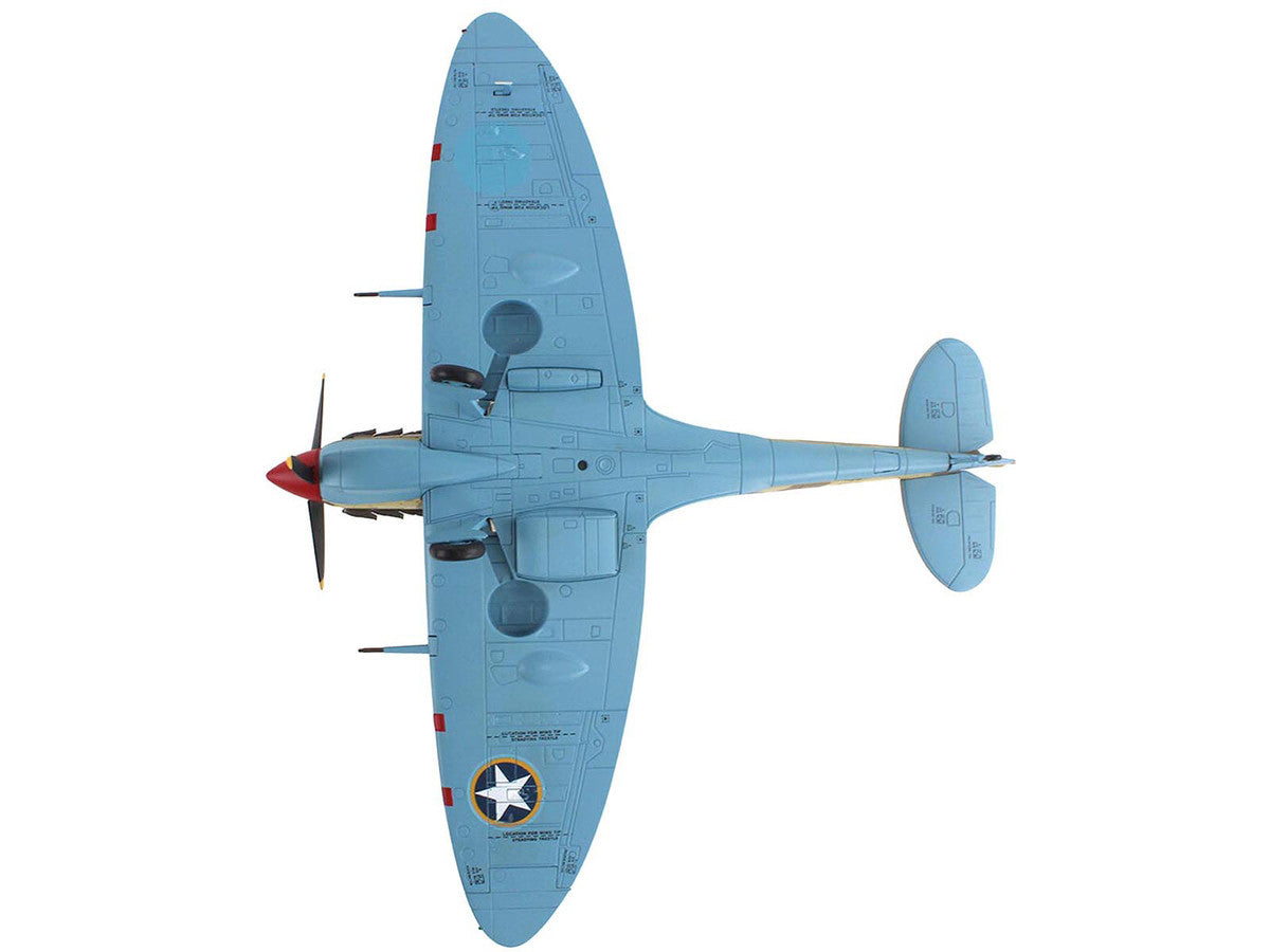Supermarine Spitfire Mk.Vb Trop Fighter Aircraft "ER570 4th Fighter Squadron 52nd Fighter Group" (1943) Mediterranean Allied Coastal Air Force "Air Power Series" 1/48 Diecast Model by Hobby Master LuxuryLifeWay Online Store