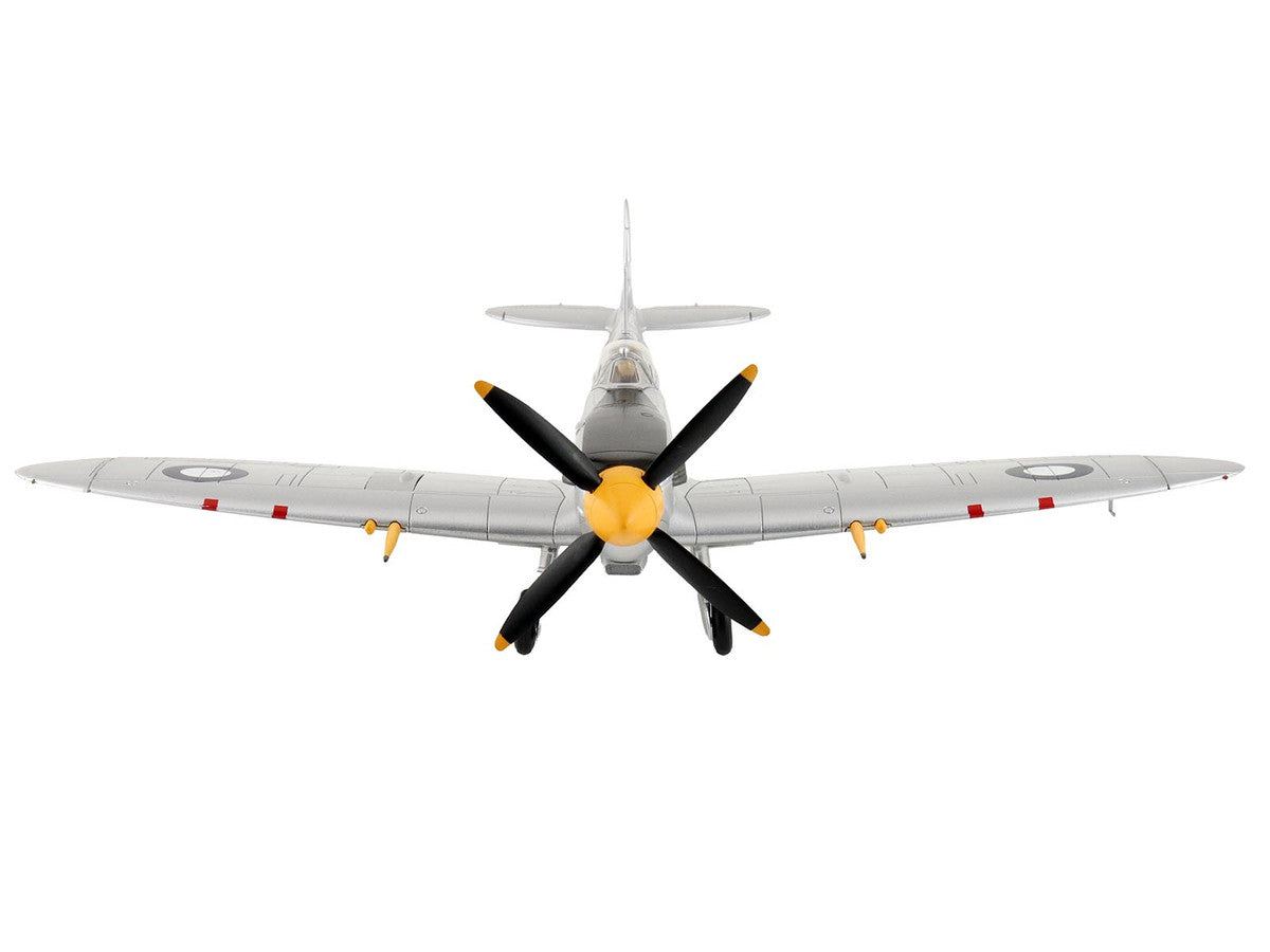 Supermarine Spitfire Mk VIII Fighter Aircraft "A53-379 Flight Lieutenant David Glaser No. 549 Squadron Strauss Airstrip" (1944) Royal Australian Air Force "Air Power Series" 1/48 Diecast Model by Hobby Master LuxuryLifeWay Online Store