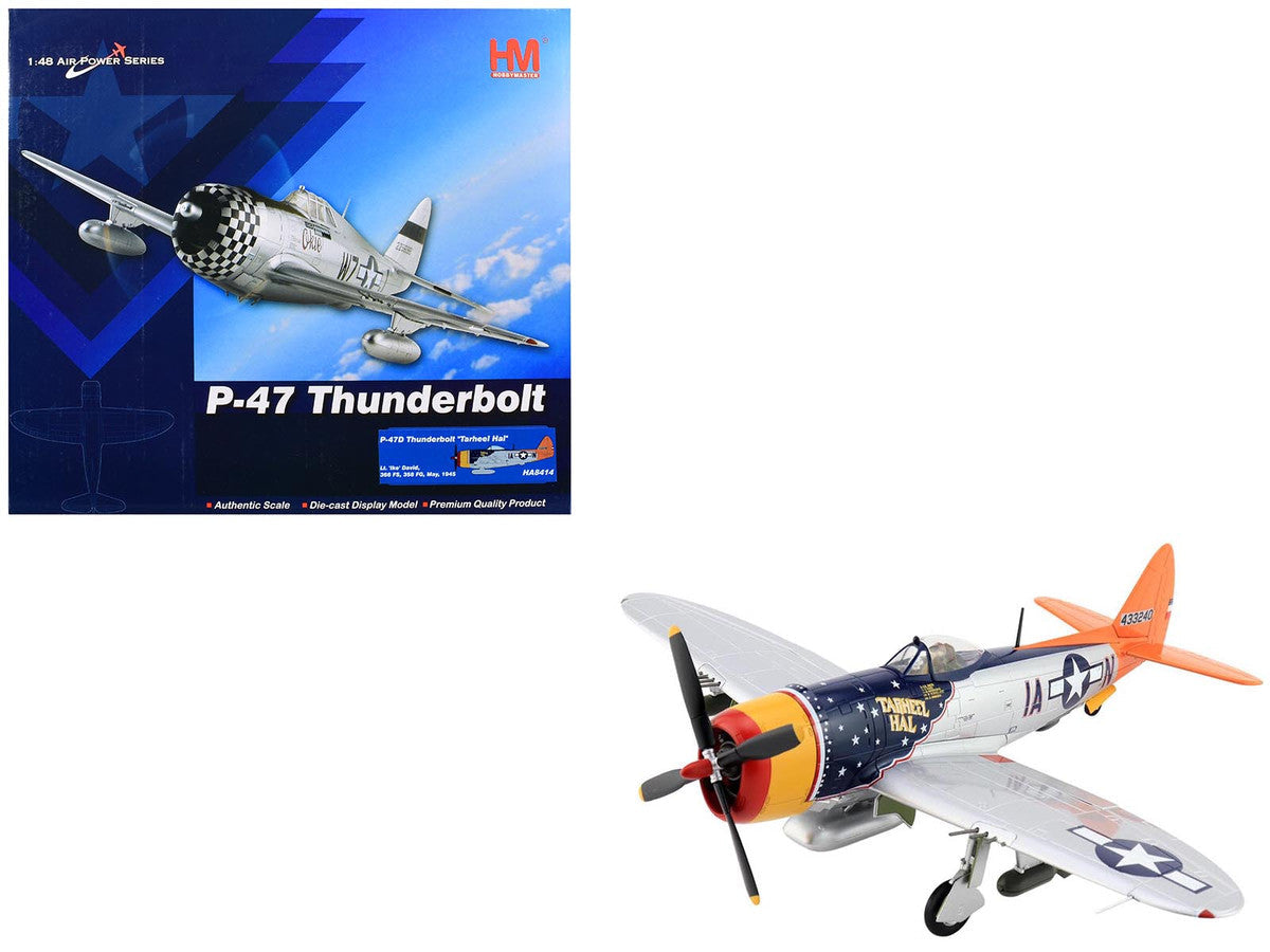 Republic P-47D Thunderbolt Aircraft "Tarheel Hal Lt. 'Ike' David 66 FS 358 FG" (1945) United States Army Air Forces "Air Power Series" 1/48 Diecast Model by Hobby Master LuxuryLifeWay Online Store