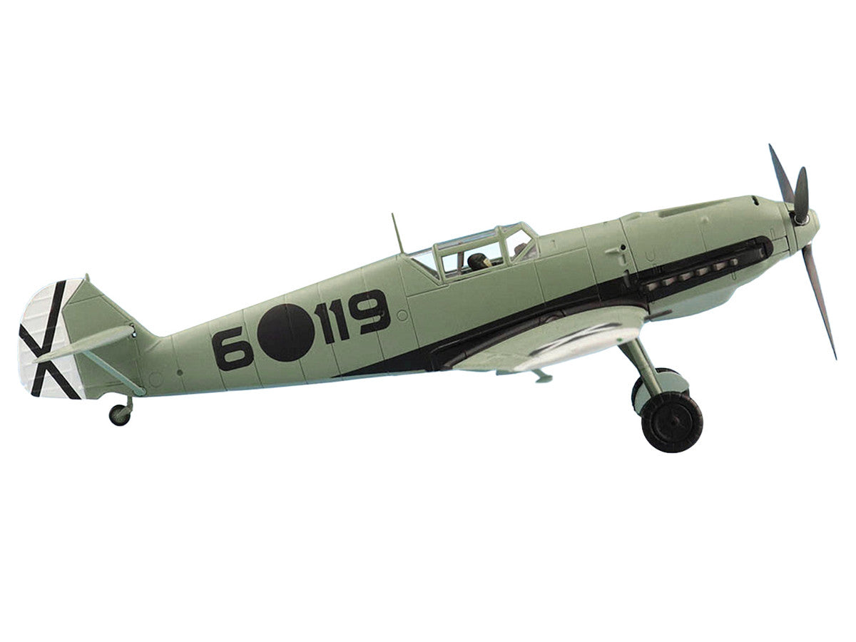 Messerschmitt BF 109E-3 Fighter Aircraft "Hauptmann Siebelt Reents Spanish Civil War" (1939) "Air Power Series" 1/48 Diecast Model by Hobby Master LuxuryLifeWay Online Store