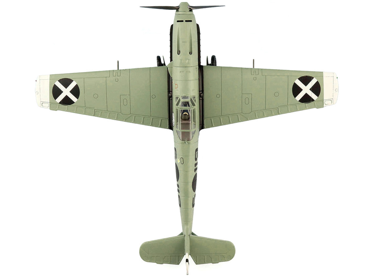 Messerschmitt BF 109E-3 Fighter Aircraft "Hauptmann Siebelt Reents Spanish Civil War" (1939) "Air Power Series" 1/48 Diecast Model by Hobby Master LuxuryLifeWay Online Store