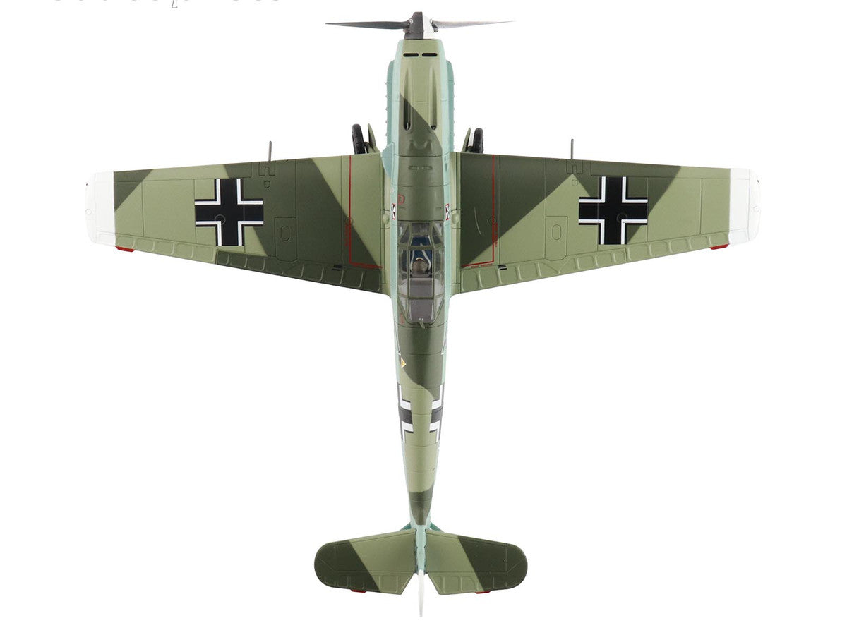 Messerschmitt BF 109E-4 Fighter Aircraft "Franz von Werra II/JG-3" (1940) German Luftwaffe "Air Power Series" 1/48 Diecast Model by Hobby Master LuxuryLifeWay Online Store