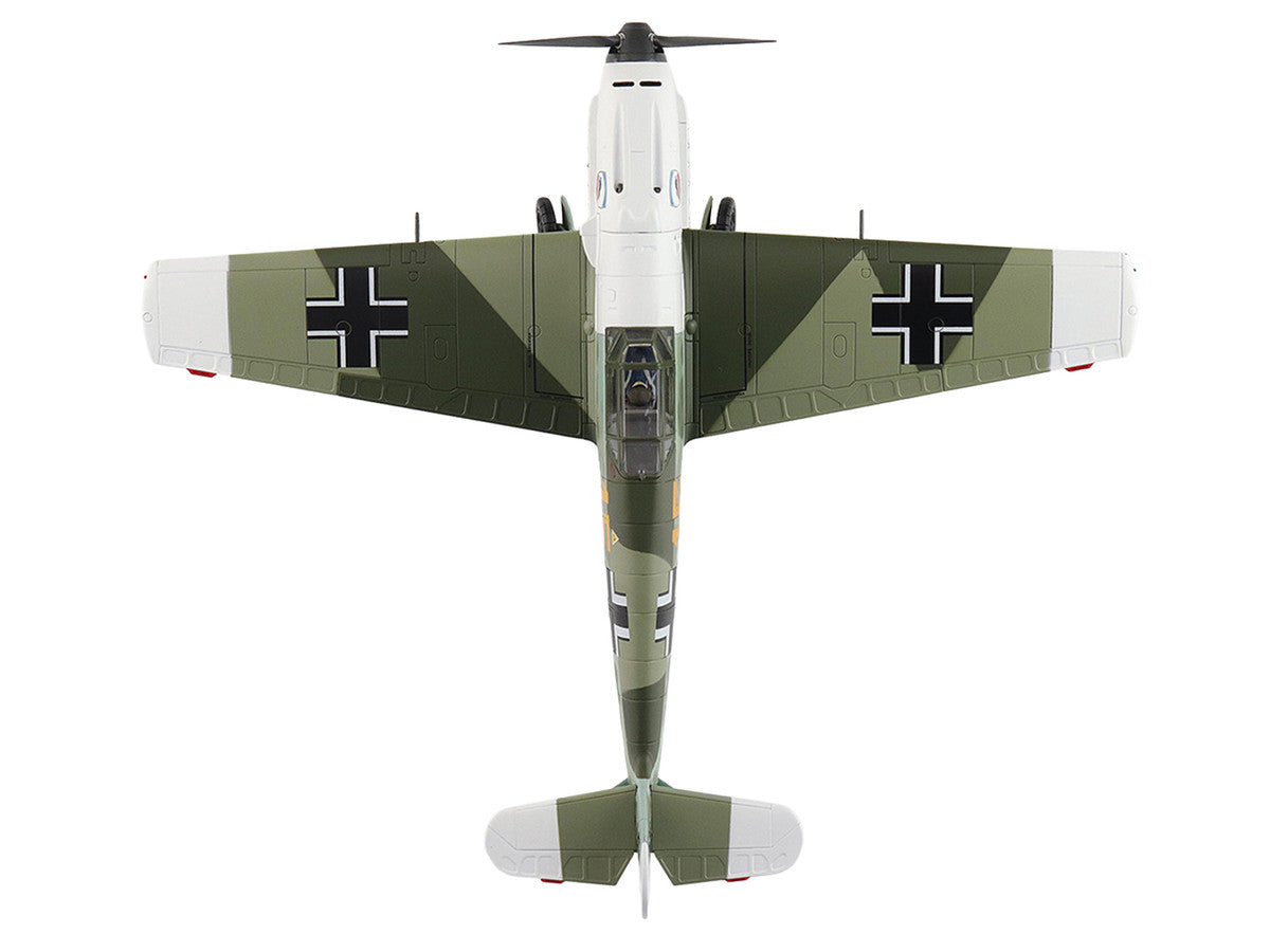 Messerschmitt Bf 109E-3 Fighter Aircraft "Yellow 15 Karl Wolff III/JG 52 France" (1940) German Luftwaffe "Air Power Series" 1/48 Diecast Model by Hobby Master LuxuryLifeWay Online Store