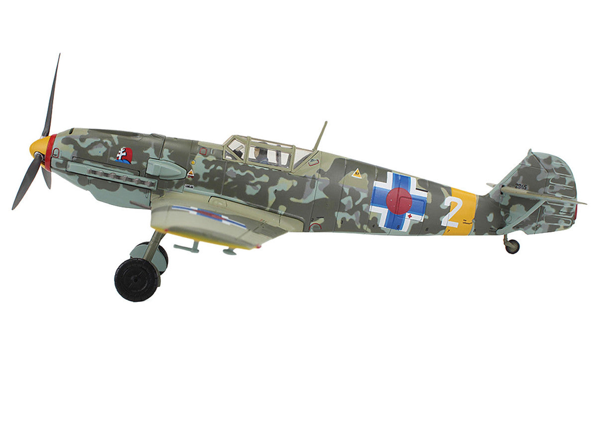 Messerschmitt Bf 109E-3 Fighter Aircraft "White 2 Jan Reznak 13.(slow)/JG 52 Kraznodar USSR" (1943) German Luftwaffe "Air Power Series" 1/48 Diecast Model by Hobby Master LuxuryLifeWay Online Store