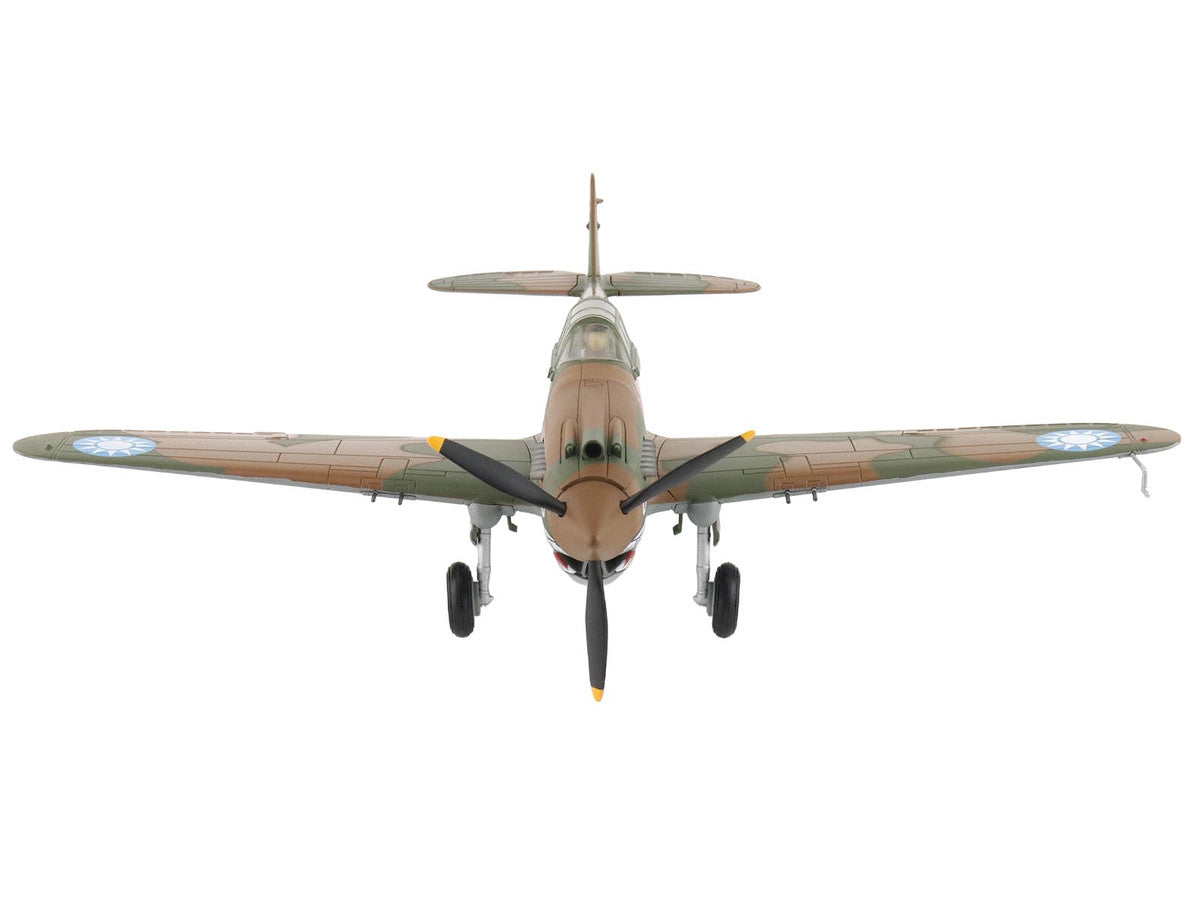 Curtiss P-40B Hawk 81-A2 Fighter-Bomber Aircraft "No.77 Robert Smith 3rd Pursuit Squadron" (1941) American Volunteer Group in China "Air Power Series" 1/48 Diecast Model by Hobby Master LuxuryLifeWay Online Store