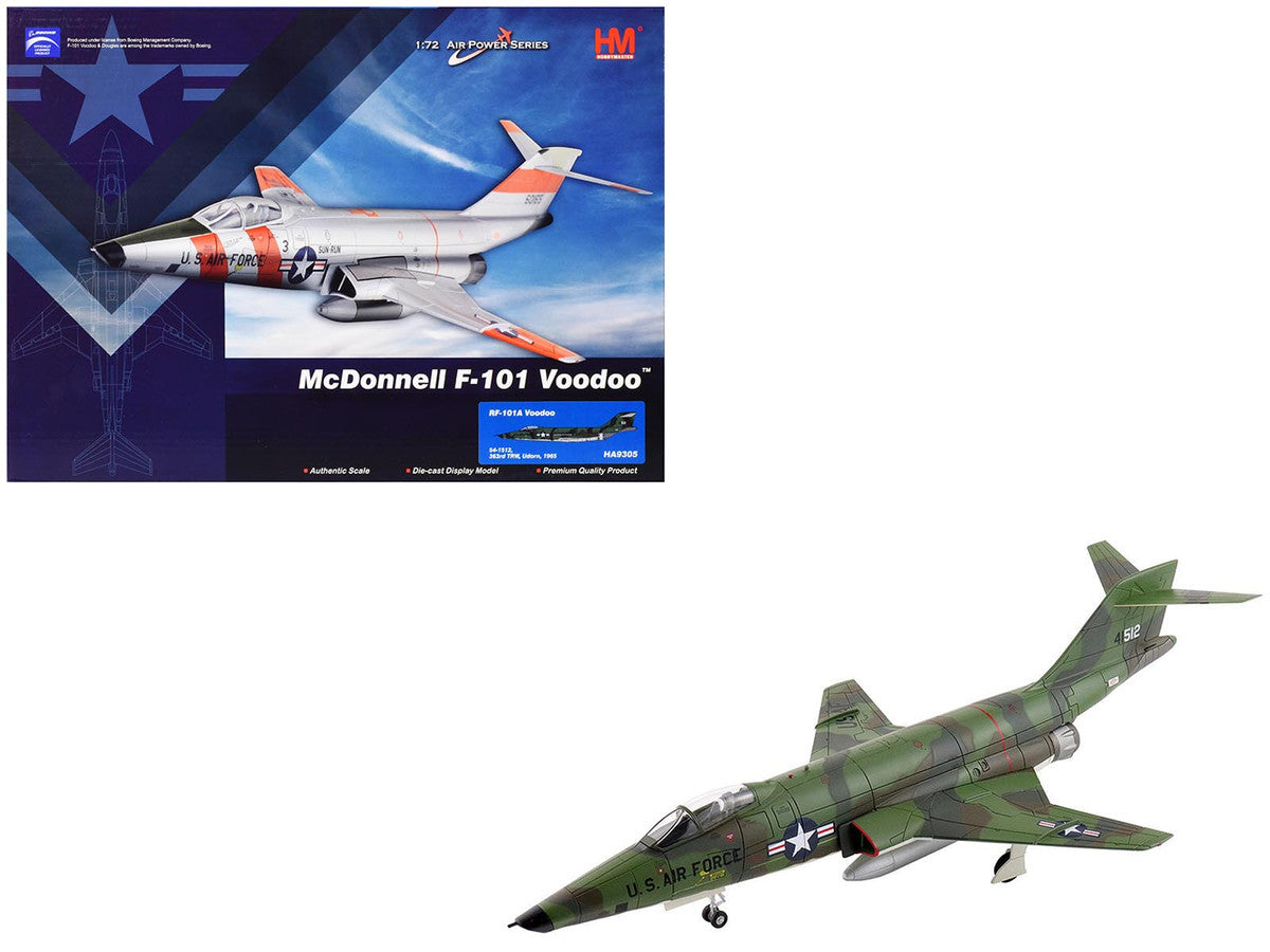 McDonnell RF-101A Voodoo Fighter Aircraft "54-1512 363rd Tactical Reconnaissance Wing Udorn Royal Thai Air Force Base" (1965) United States Air Force "Air Power Series" 1/72 Diecast Model by Hobby Master LuxuryLifeWay Online Store