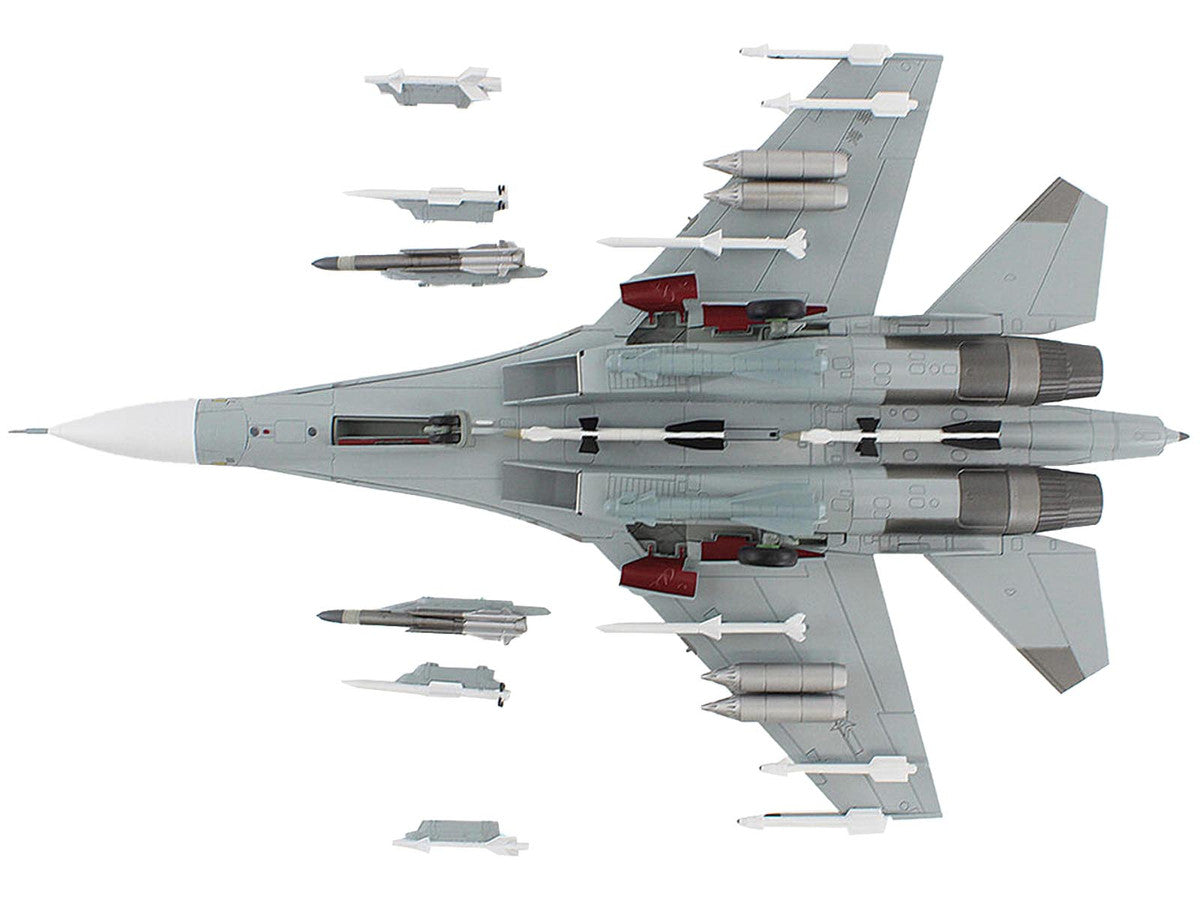 Sukhoi Su-30MK2 Flanker-G Fighter Aircraft "White 17 China" (2022) People's Liberation Army Naval Air Force (PLANAF) "Air Power Series" 1/72 Diecast Model by Hobby Master LuxuryLifeWay Online Store
