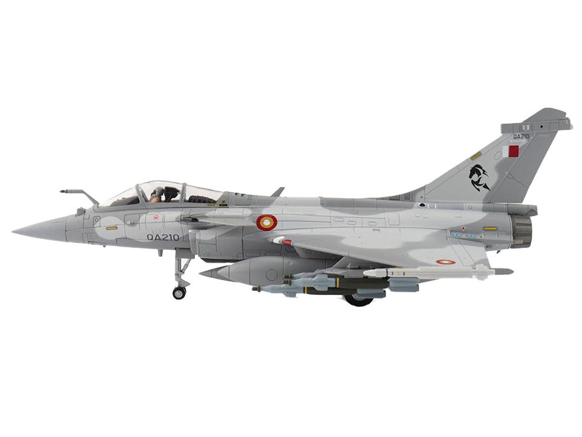 Dassault Rafale EQ Fighter Aircraft "QA210" (2019) Qatar Emiri Air Force "Air Power Series" 1/72 Diecast Model by Hobby Master LuxuryLifeWay Online Store