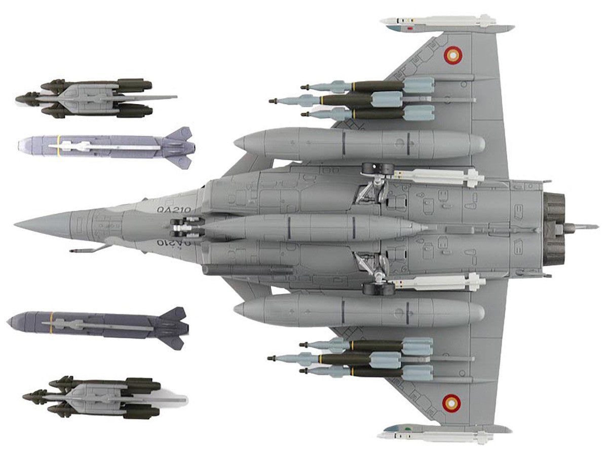 Dassault Rafale EQ Fighter Aircraft "QA210" (2019) Qatar Emiri Air Force "Air Power Series" 1/72 Diecast Model by Hobby Master LuxuryLifeWay Online Store