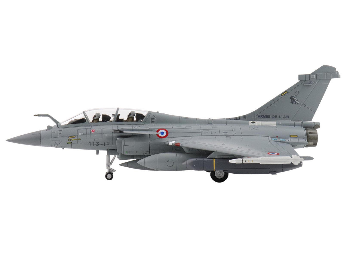 Dassault Rafale B Fighter Aircraft "113-IE/330 Libya" (2011) French Air Force "Air Power Series" 1/72 Diecast Model by Hobby Master LuxuryLifeWay Online Store