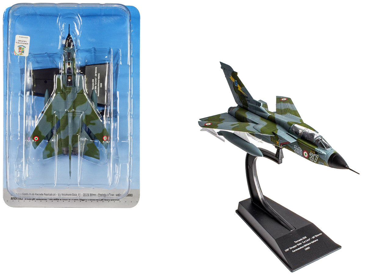 Panavia Tornado IDS Aircraft "156 Gruppo 'Le Linci' 36 Stormo" (1990) Aeronautica Militare Italiana (Italian Air Force) 1/100 Diecast Model by Hachette Collections LuxuryLifeWay Online Store